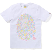 BLING STAR GLITTER APE HEAD TEE LADIES