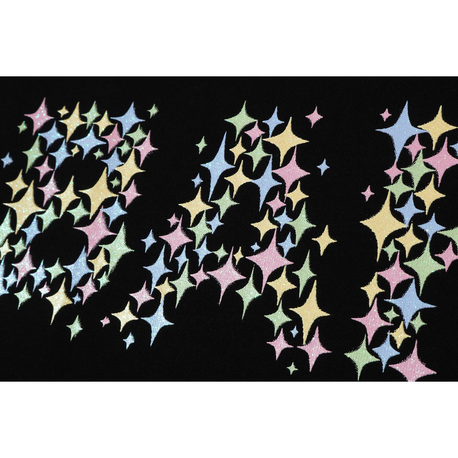 BLING STAR GLITTER BAPE LOGO TEE LADIES – us.bape.com