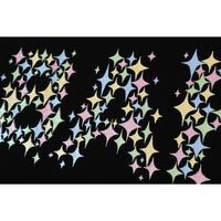 BLING STAR GLITTER BAPE LOGO TEE LADIES