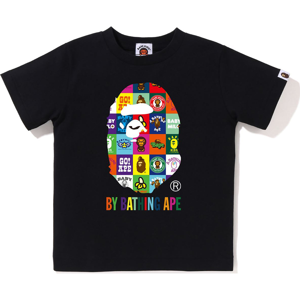 BABY MILO PATCHWORK BY BATHING APE TEE KIDS