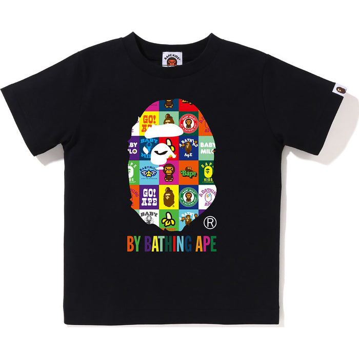 BABY MILO PATCHWORK BY BATHING APE TEE KIDS