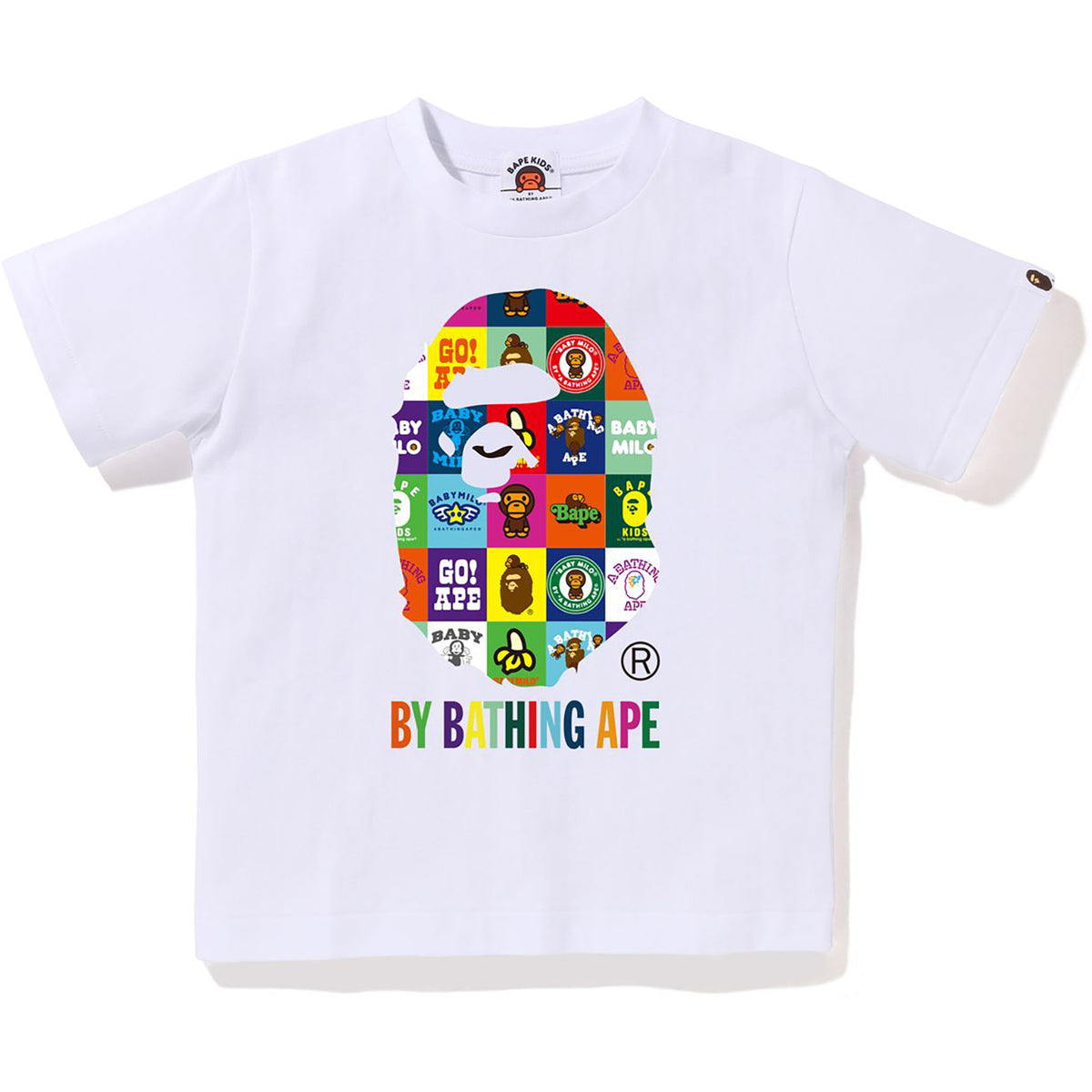 BABY MILO PATCHWORK BY BATHING APE TEE KIDS