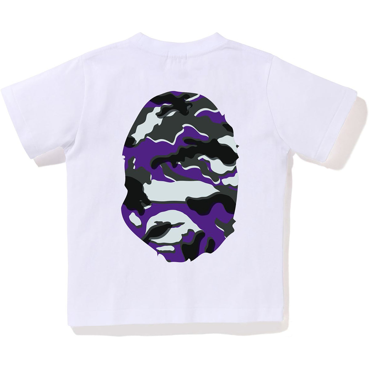 GLITCH WOODLAND CAMO BIG APE HEAD TEE KIDS