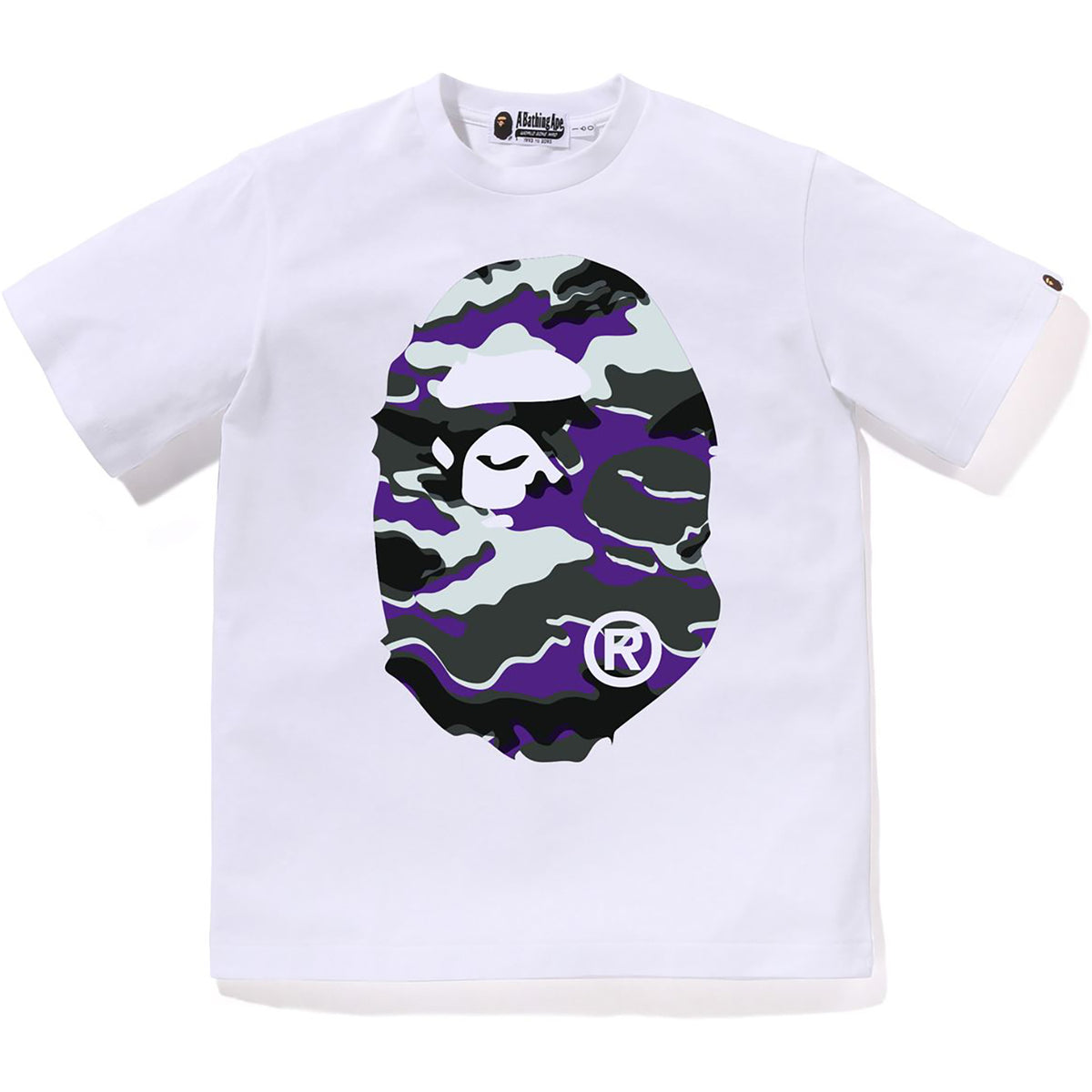 GLITCH WOODLAND CAMO BIG APE HEAD TEE JR KIDS