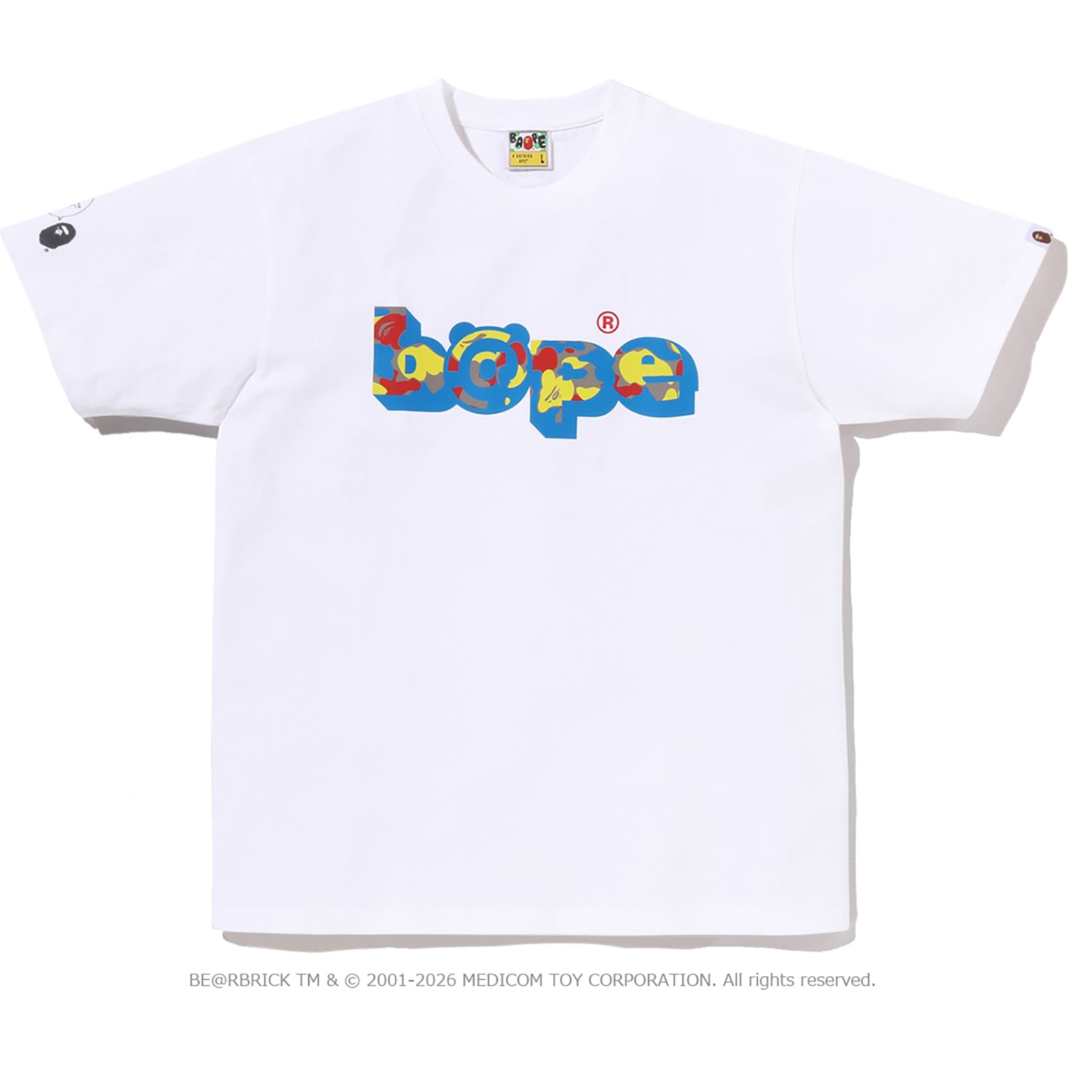 BAPE X MEDICOM TOY 30TH ANNIV. BAPE TEE MENS
