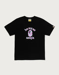 BAPE X AESPA COLLEGE RELAXED FIT TEE MENS