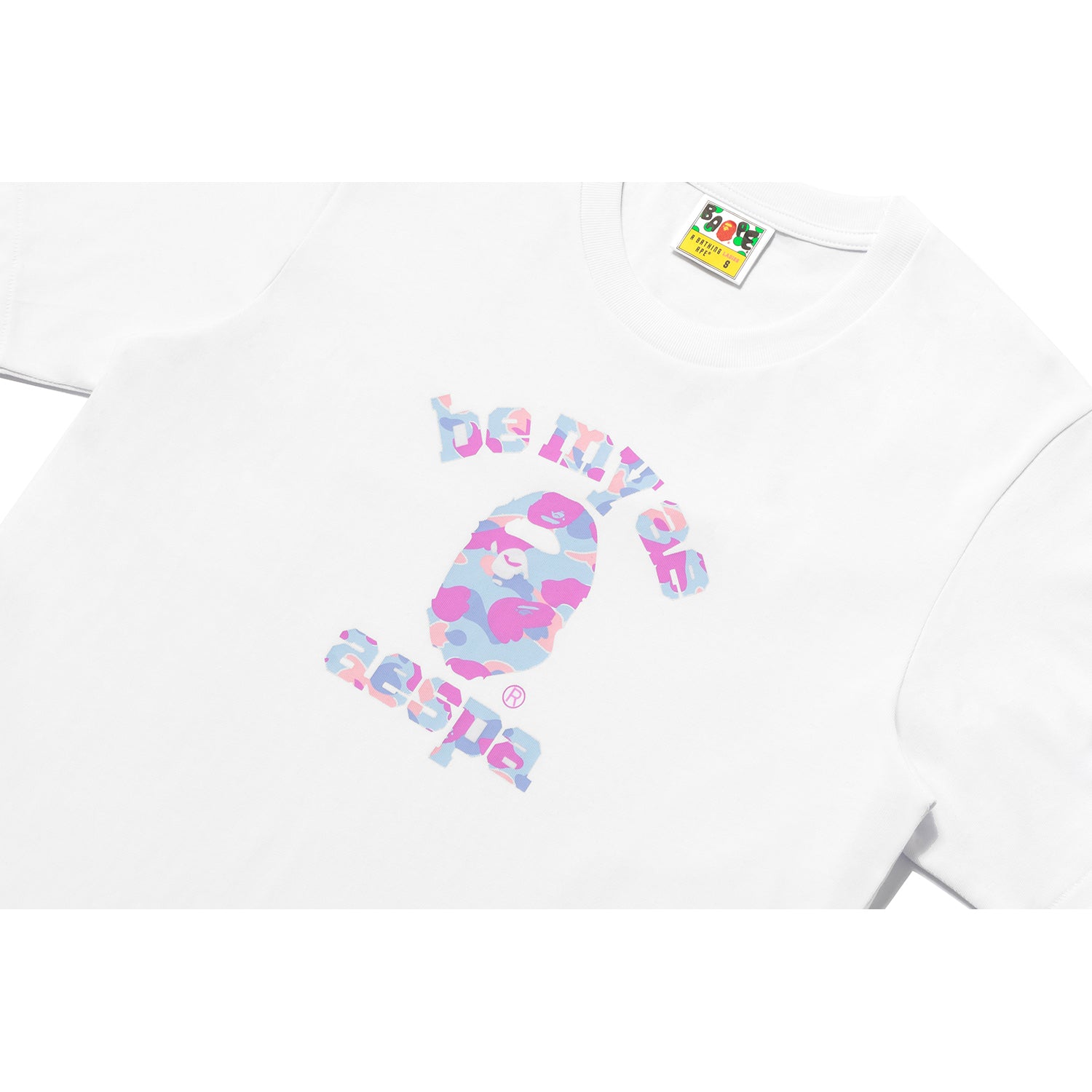 BAPE X AESPA COLLEGE RELAXED FIT TEE MENS