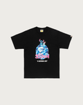 BAPE X DISNEY STITCH ABC CAMO APE HEAD TEE MENS