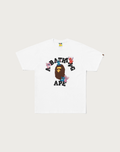 BAPE X DISNEY STITCH AND FRIENDS COLLEGE TEE MENS