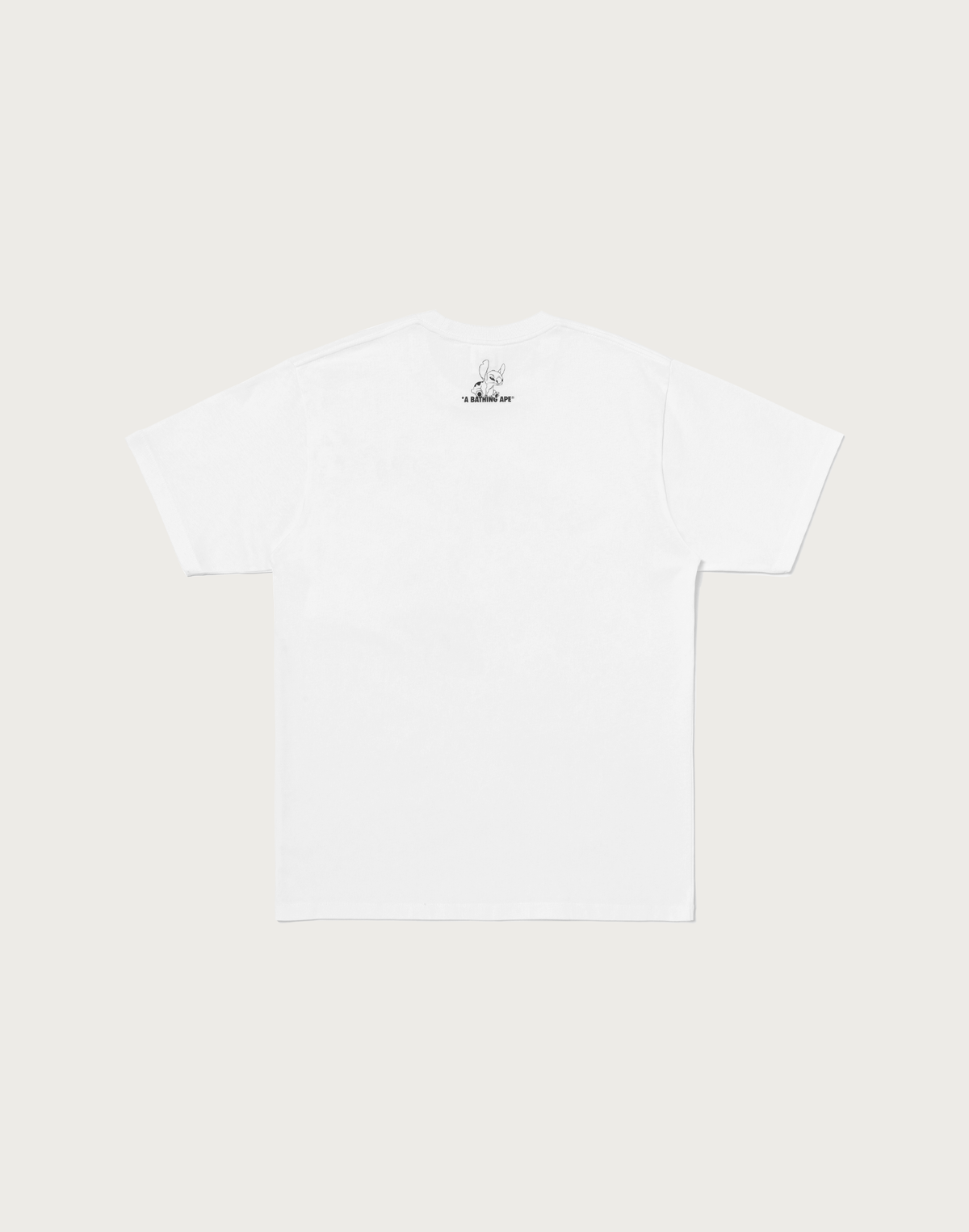 BAPE X DISNEY STITCH AND FRIENDS COLLEGE TEE MENS
