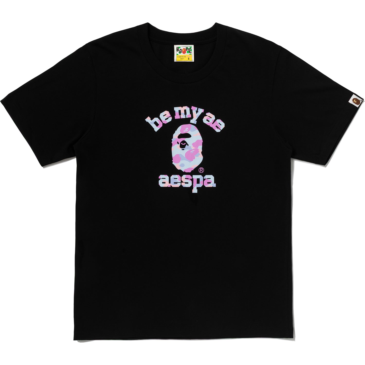 BAPE X AESPA COLLEGE TEE LADIES