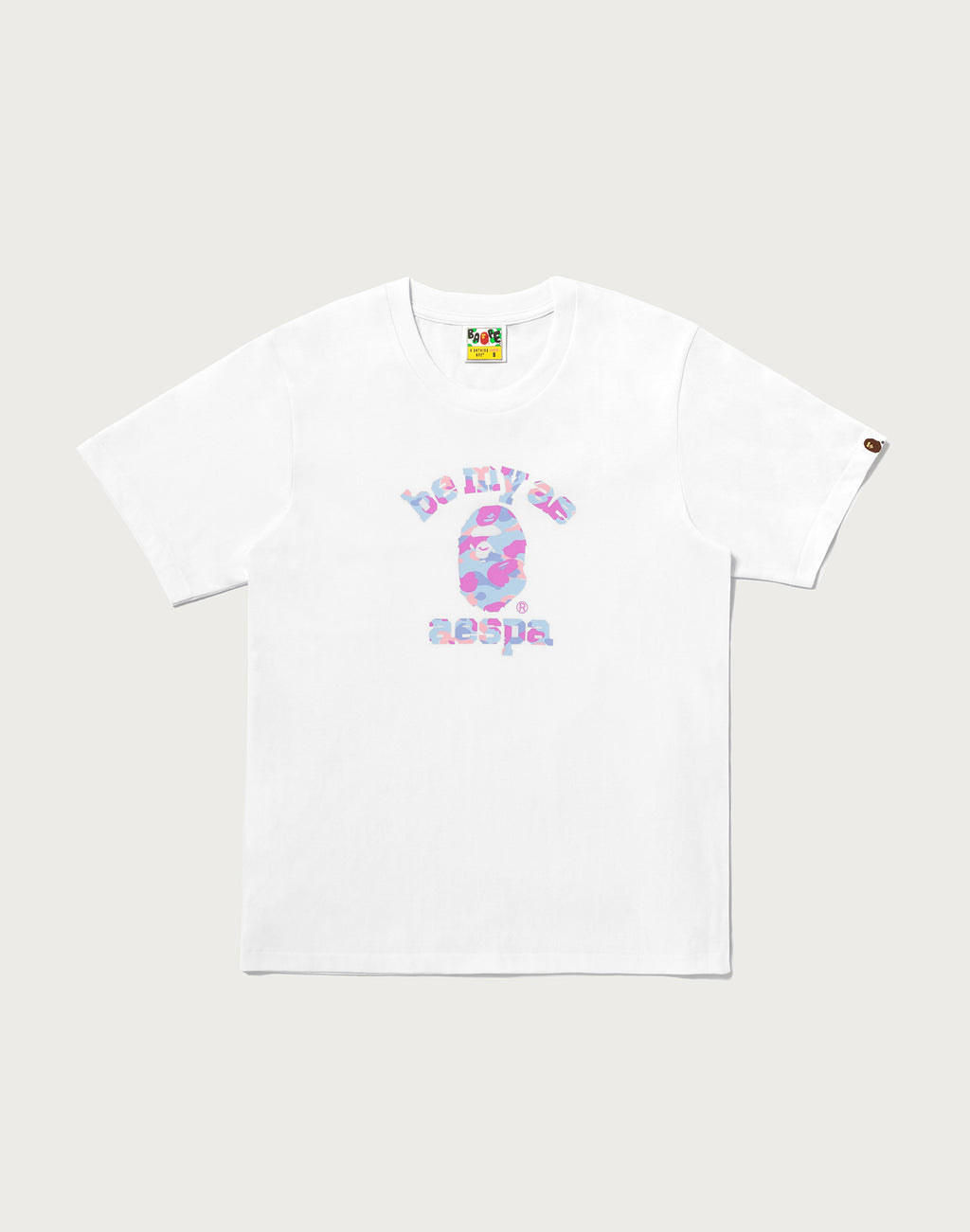 BAPE X AESPA COLLEGE TEE LADIES