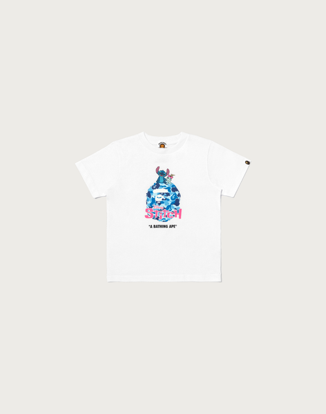 A BATHING APE スカル＆クロスボーンプリント七分袖 カットソー ABC