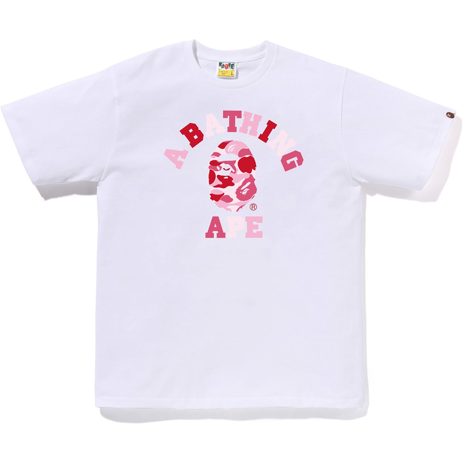 ABC CAMO COLLEGE TEE MENS – us.bape.com