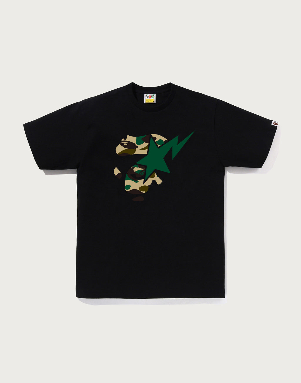 1ST CAMO APE FACE ON BAPESTA TEE MENS