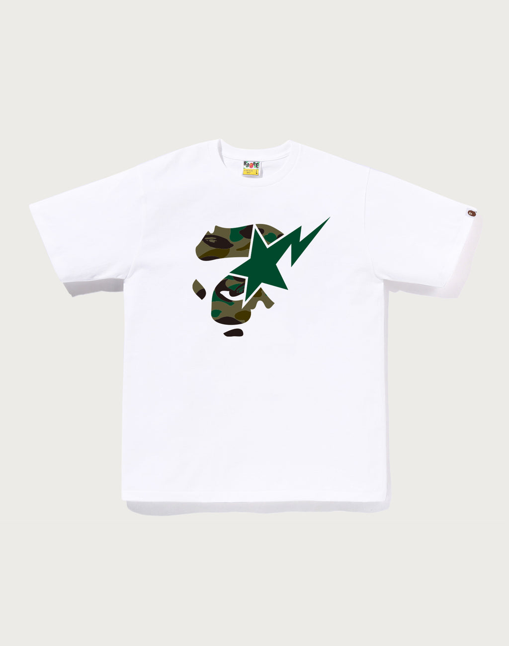 1ST CAMO APE FACE ON BAPESTA TEE MENS