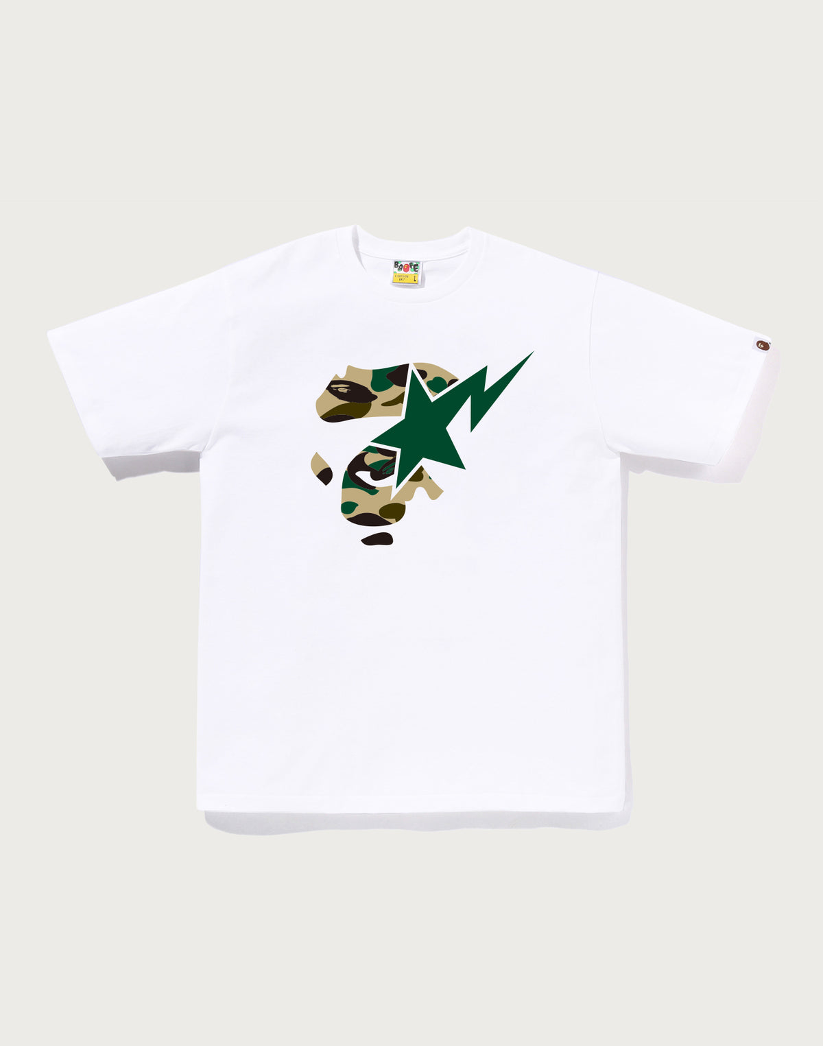 1ST CAMO APE FACE ON BAPESTA TEE MENS