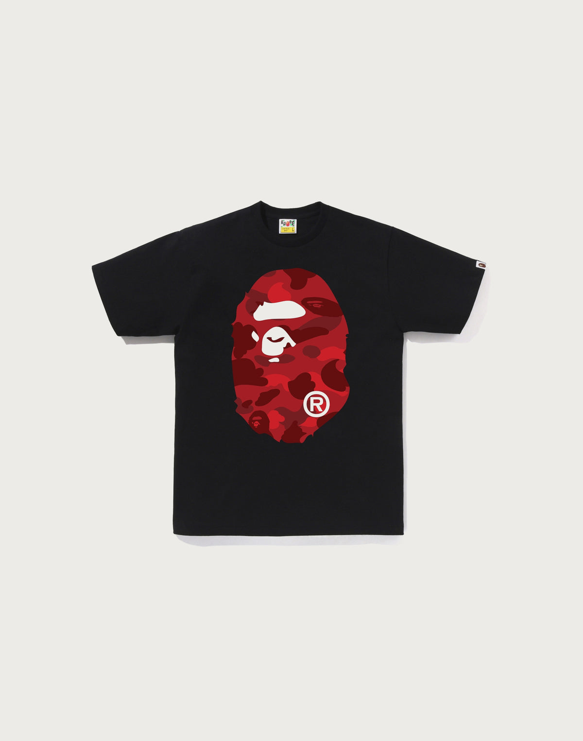 COLOR CAMO BIG APE HEAD TEE MENS