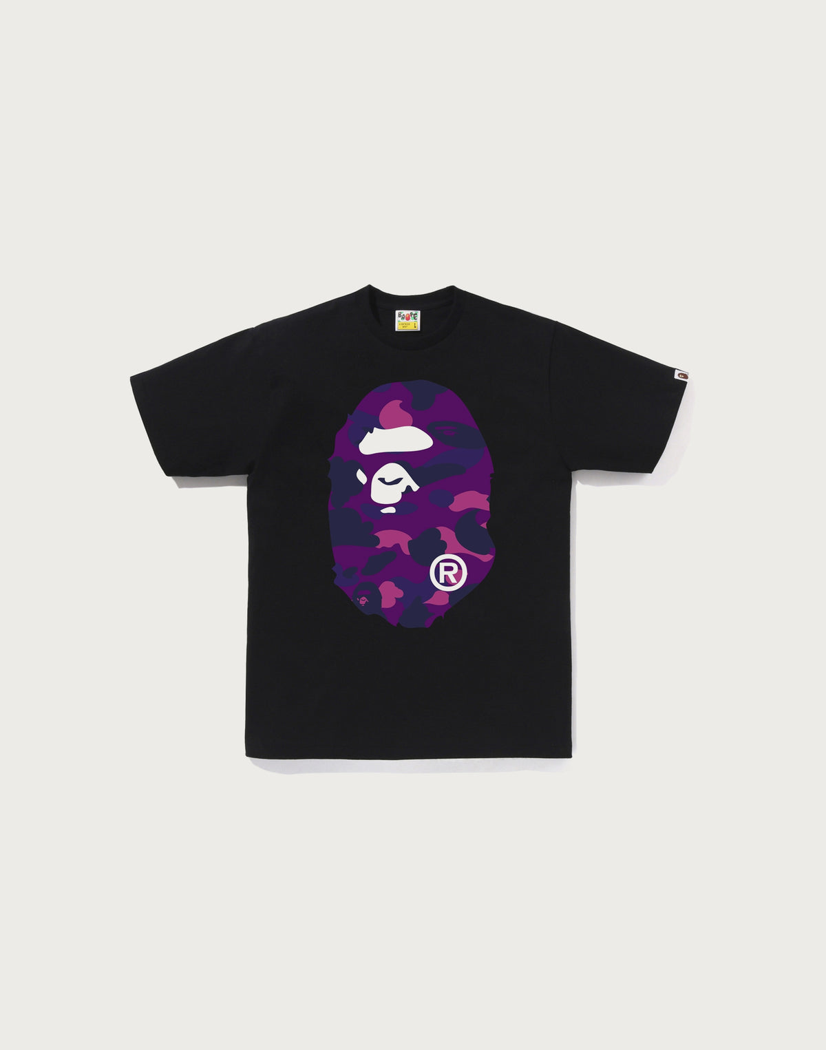 COLOR CAMO BIG APE HEAD TEE MENS