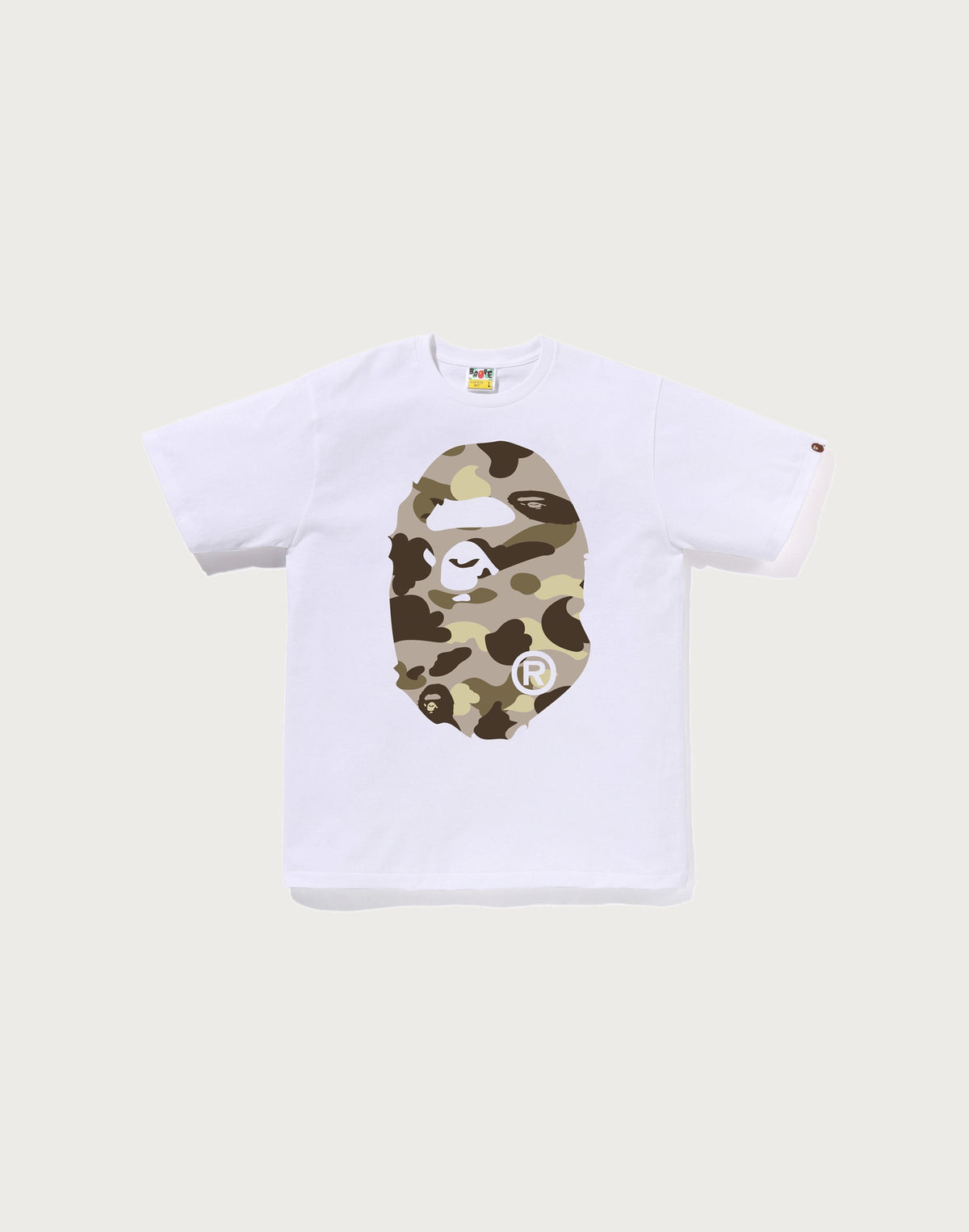 COLOR CAMO BIG APE HEAD TEE MENS