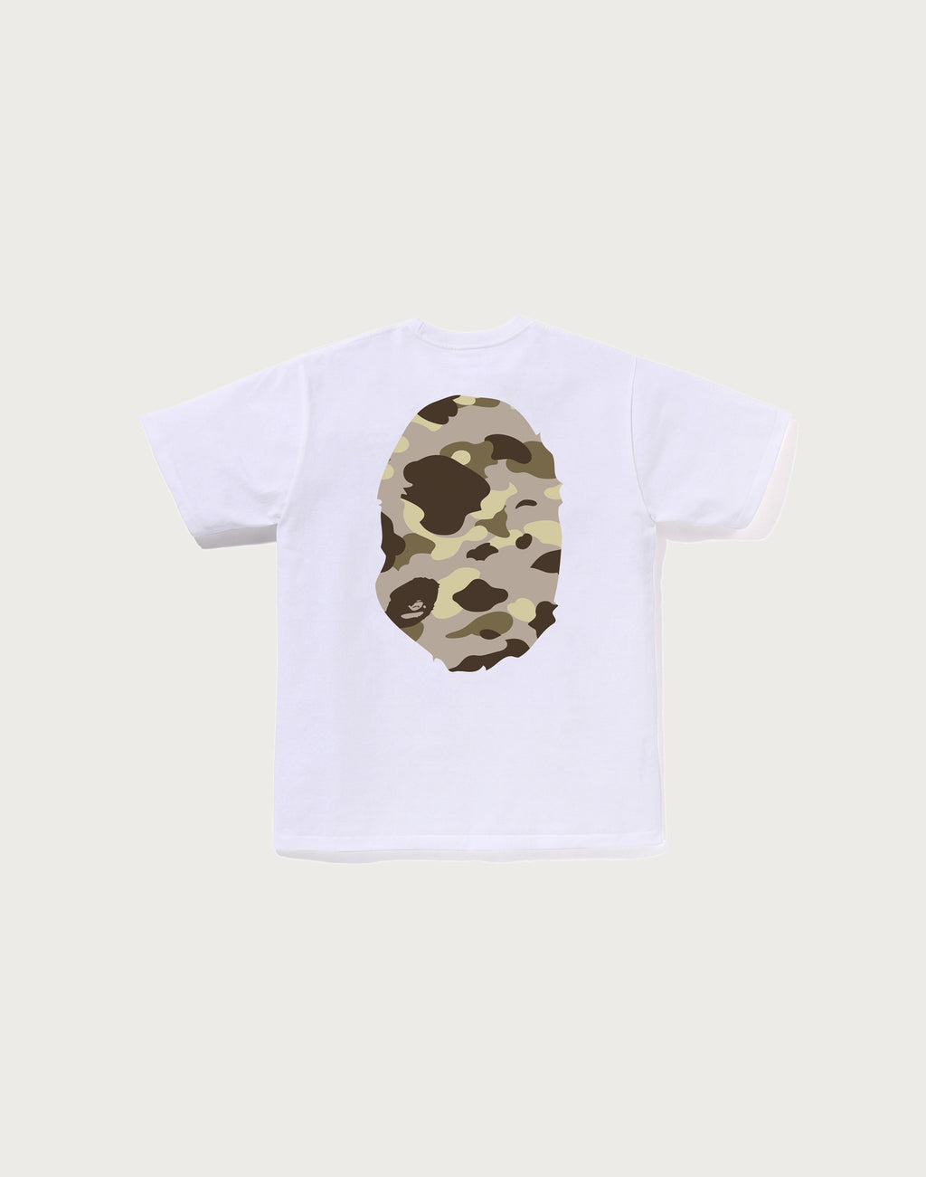COLOR CAMO BIG APE HEAD TEE MENS