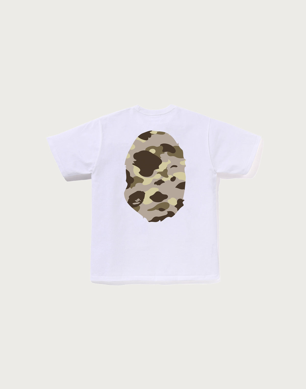 COLOR CAMO BIG APE HEAD TEE MENS