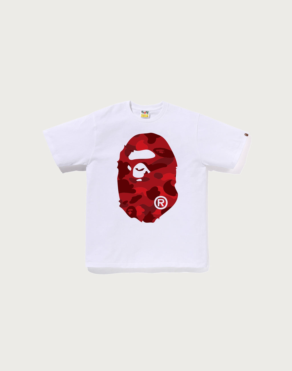 COLOR CAMO BIG APE HEAD TEE MENS