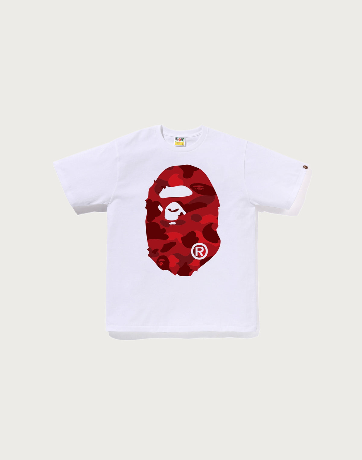 COLOR CAMO BIG APE HEAD TEE MENS