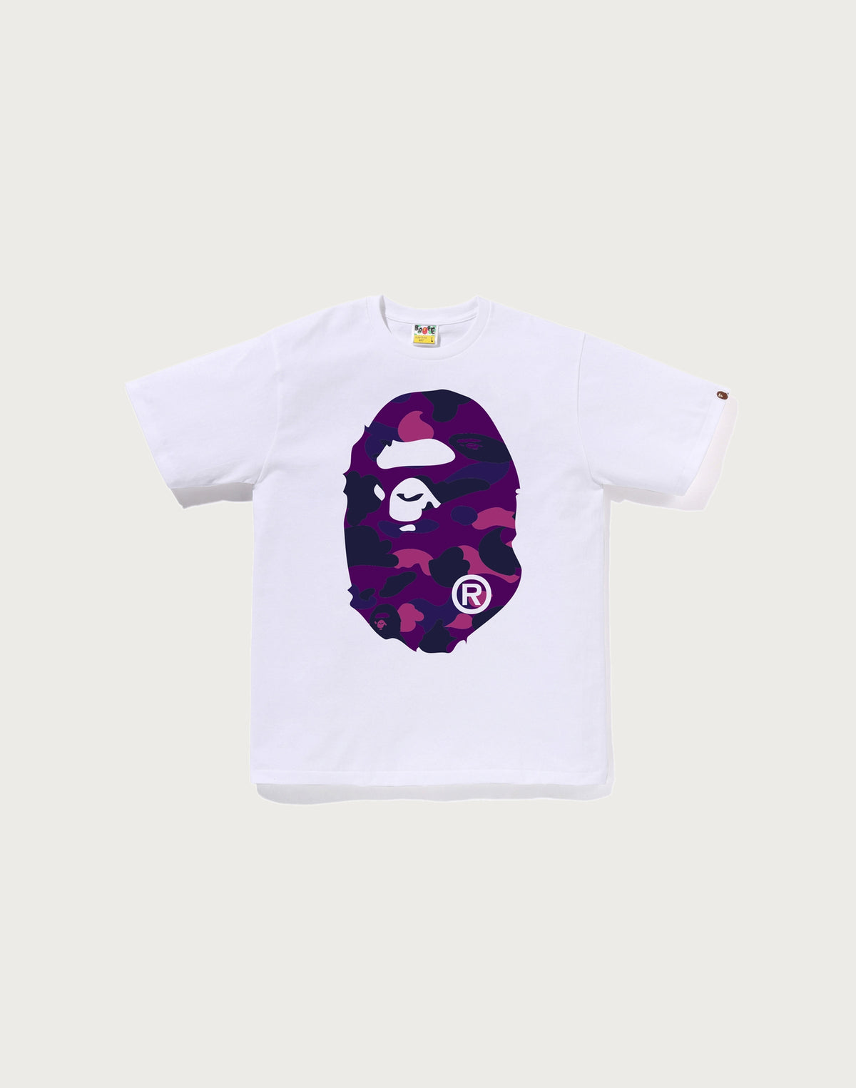COLOR CAMO BIG APE HEAD TEE MENS