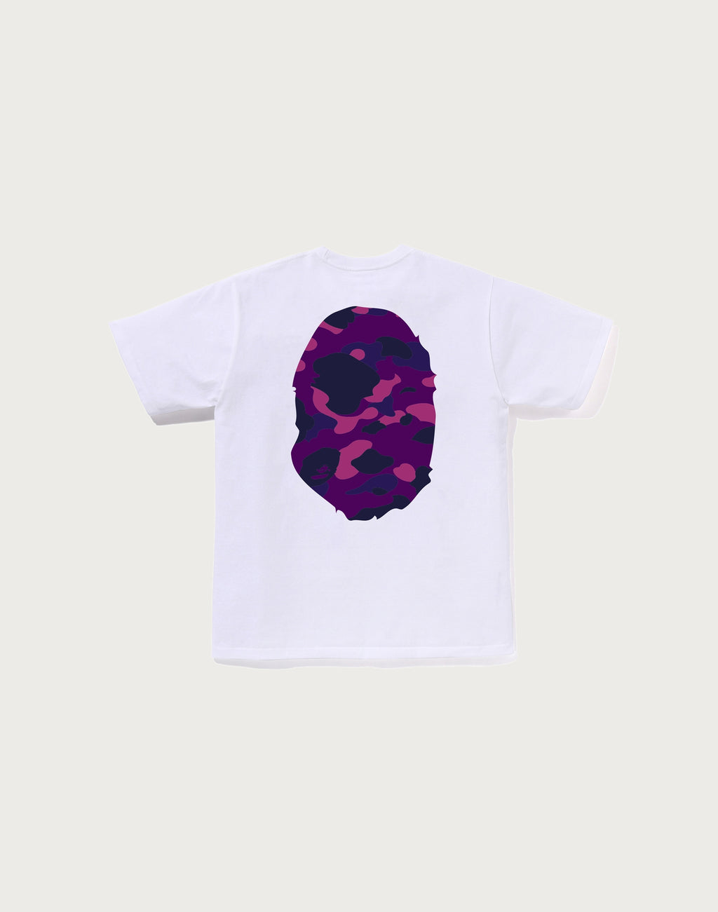 COLOR CAMO BIG APE HEAD TEE MENS