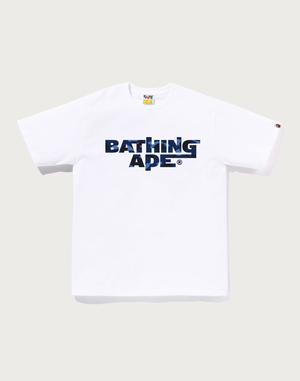 COLOR CAMO BATHING APE LOGO TEE MENS