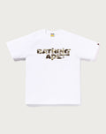 COLOR CAMO BATHING APE LOGO TEE MENS