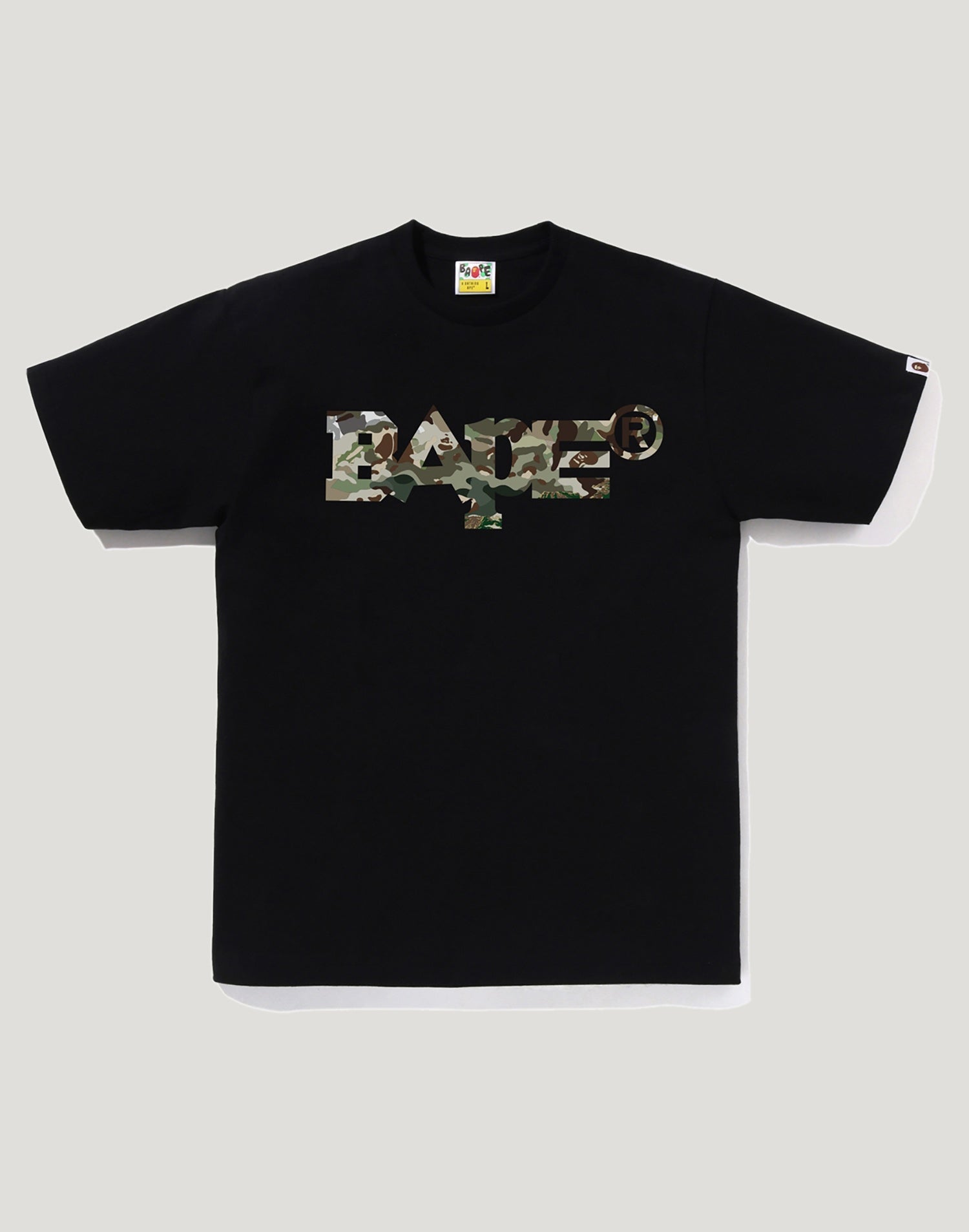 HYBRID CAMO MIXED BAPE LOGO TEE MENS