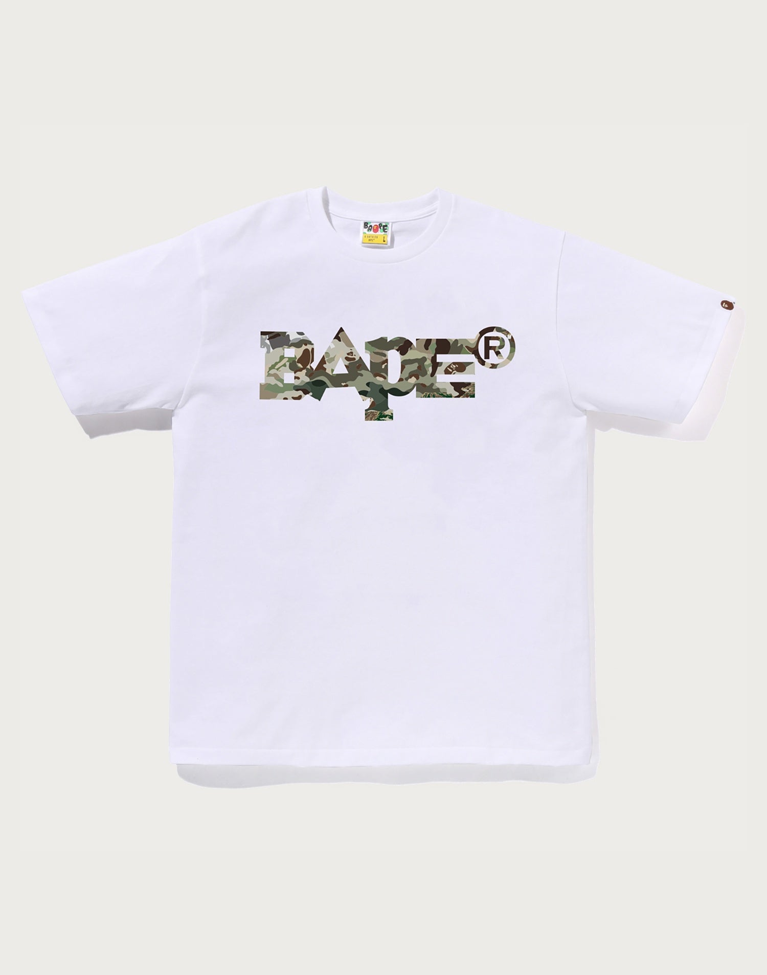 HYBRID CAMO MIXED BAPE LOGO TEE MENS