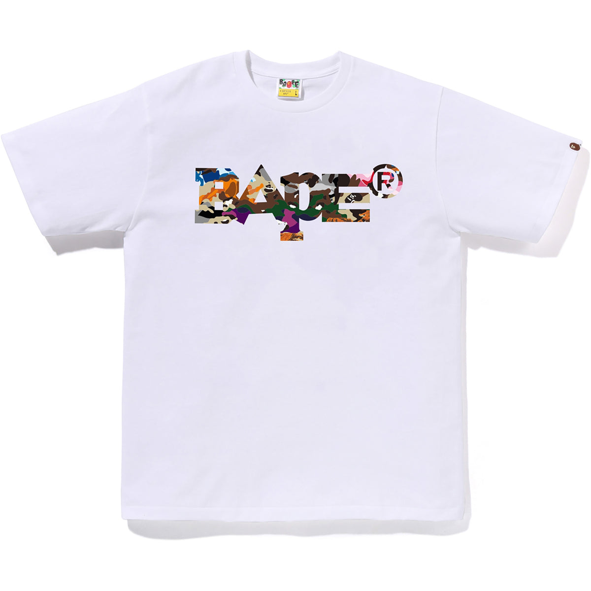 HYBRID CAMO MIXED BAPE LOGO TEE MENS