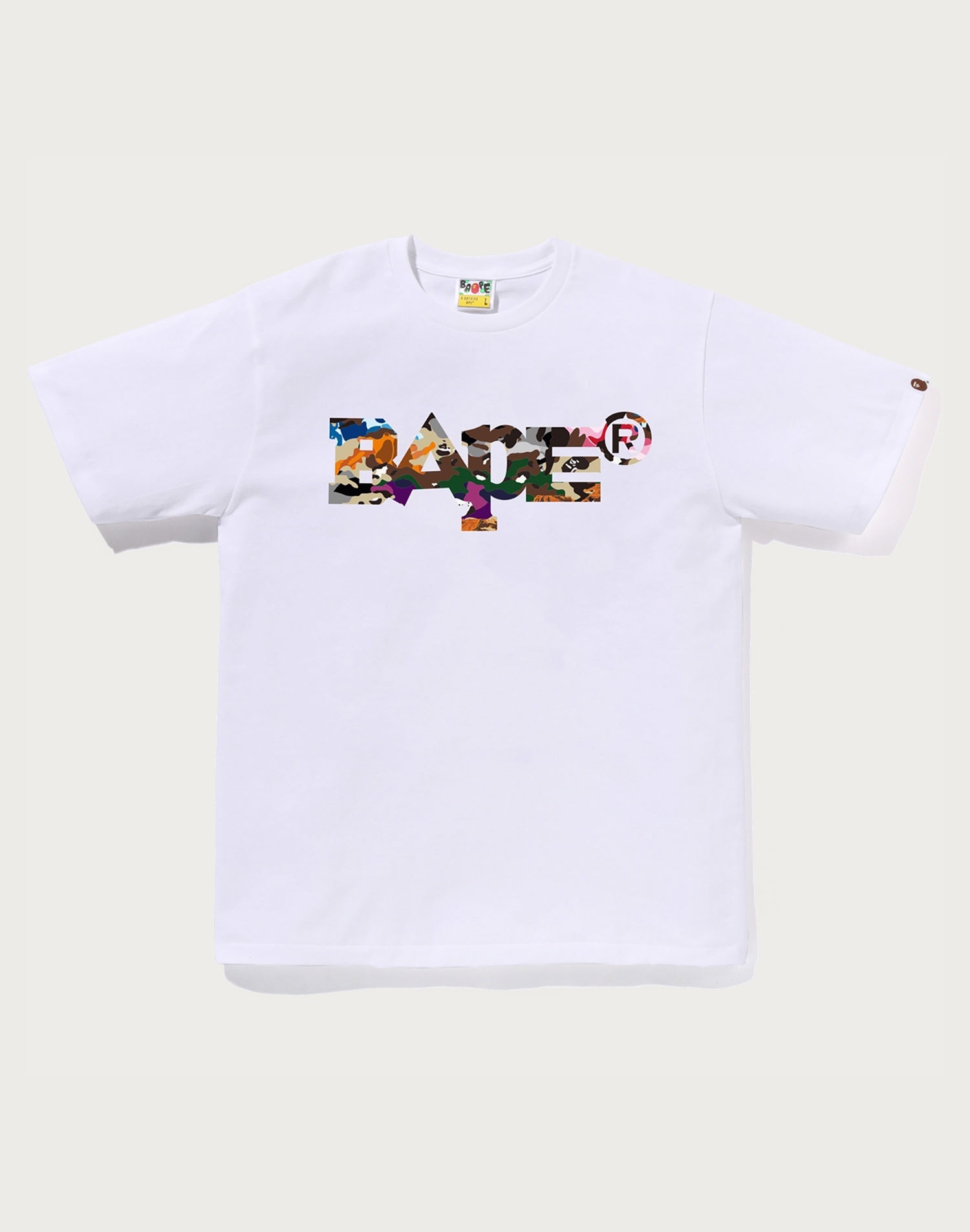HYBRID CAMO MIXED BAPE LOGO TEE MENS
