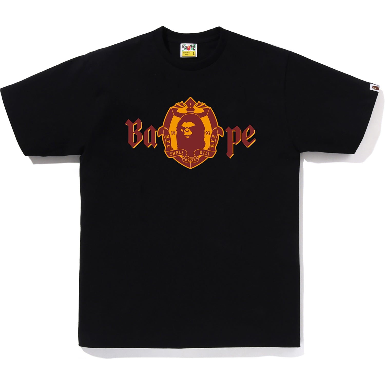 BAPE OLD ENGLISH LOGO TEE MENS – us.bape.com