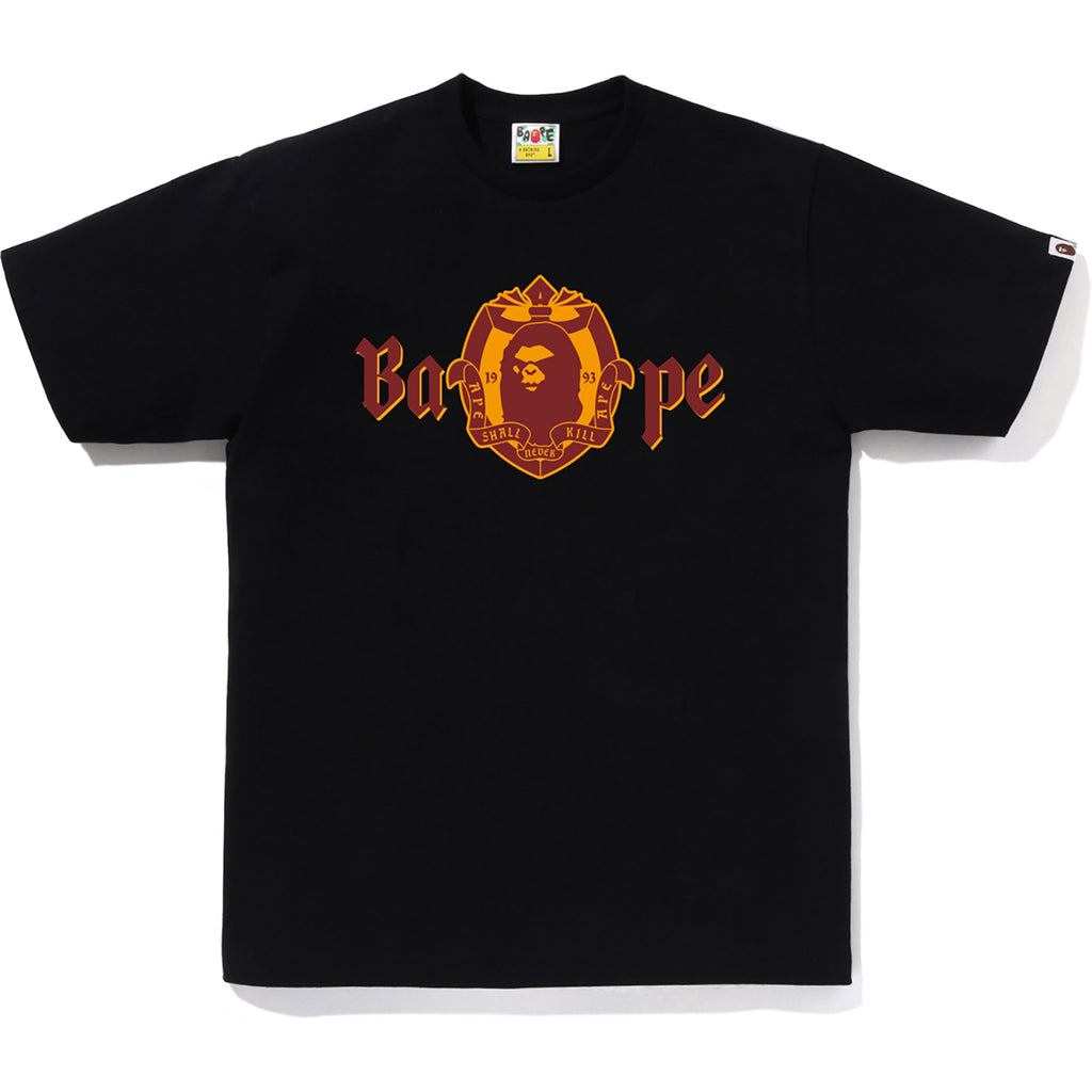 BAPE OLD ENGLISH LOGO TEE MENS