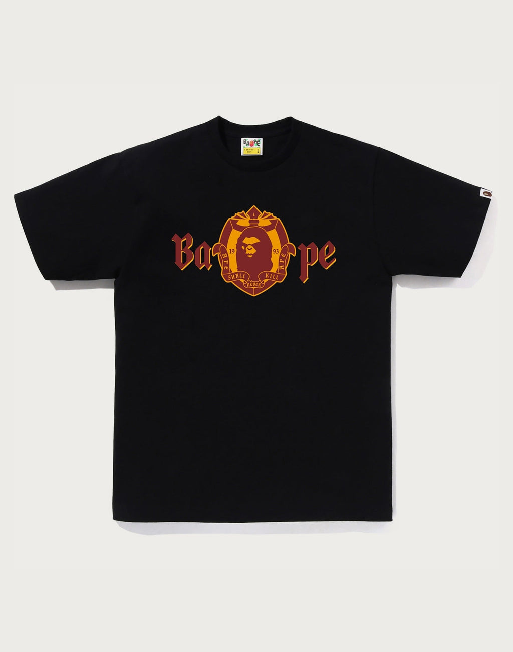 BAPE OLD ENGLISH LOGO TEE MENS