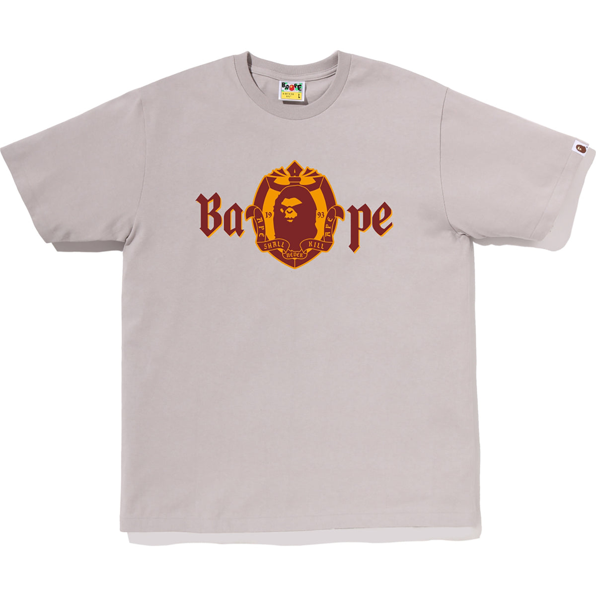 BAPE OLD ENGLISH LOGO TEE MENS