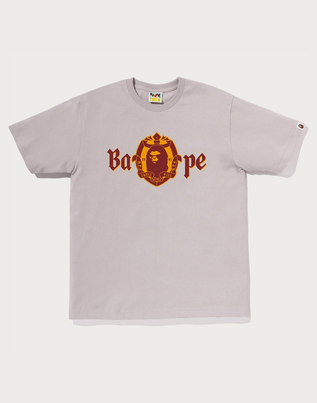 BAPE OLD ENGLISH LOGO TEE MENS