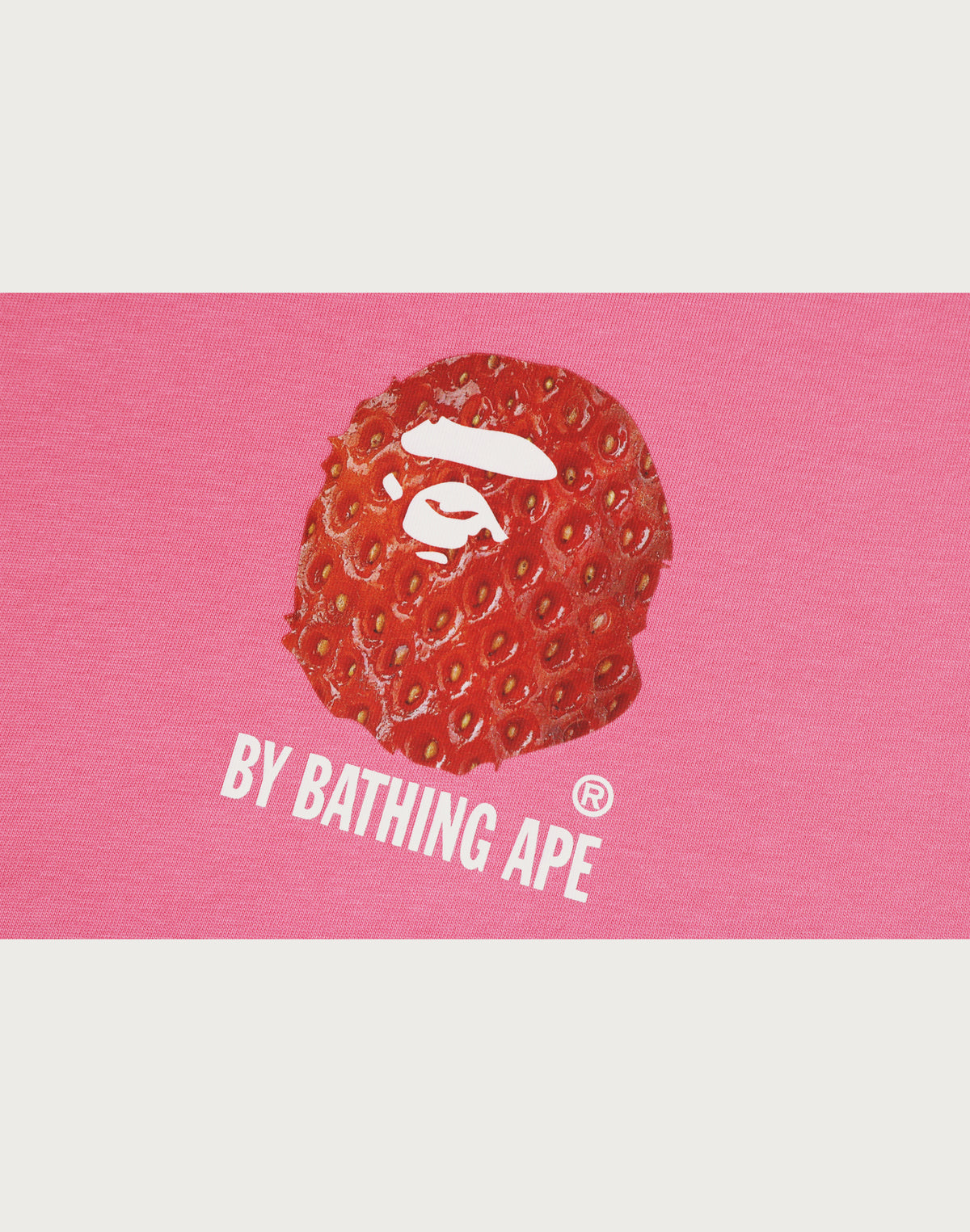 STRAWBERRY BY BATHING APE RELAXED FIT TEE MENS