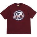 BAPE TWIN STA LOGO RELAXED FIT TEE MENS
