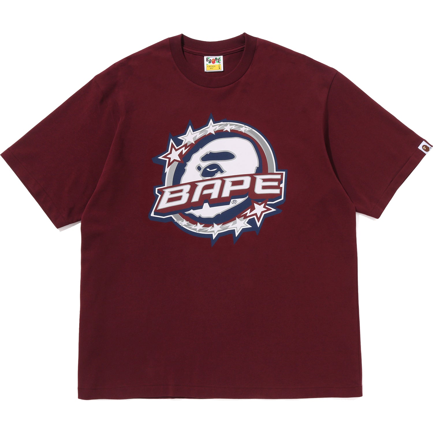 BAPE TWIN STA LOGO RELAXED FIT TEE MENS