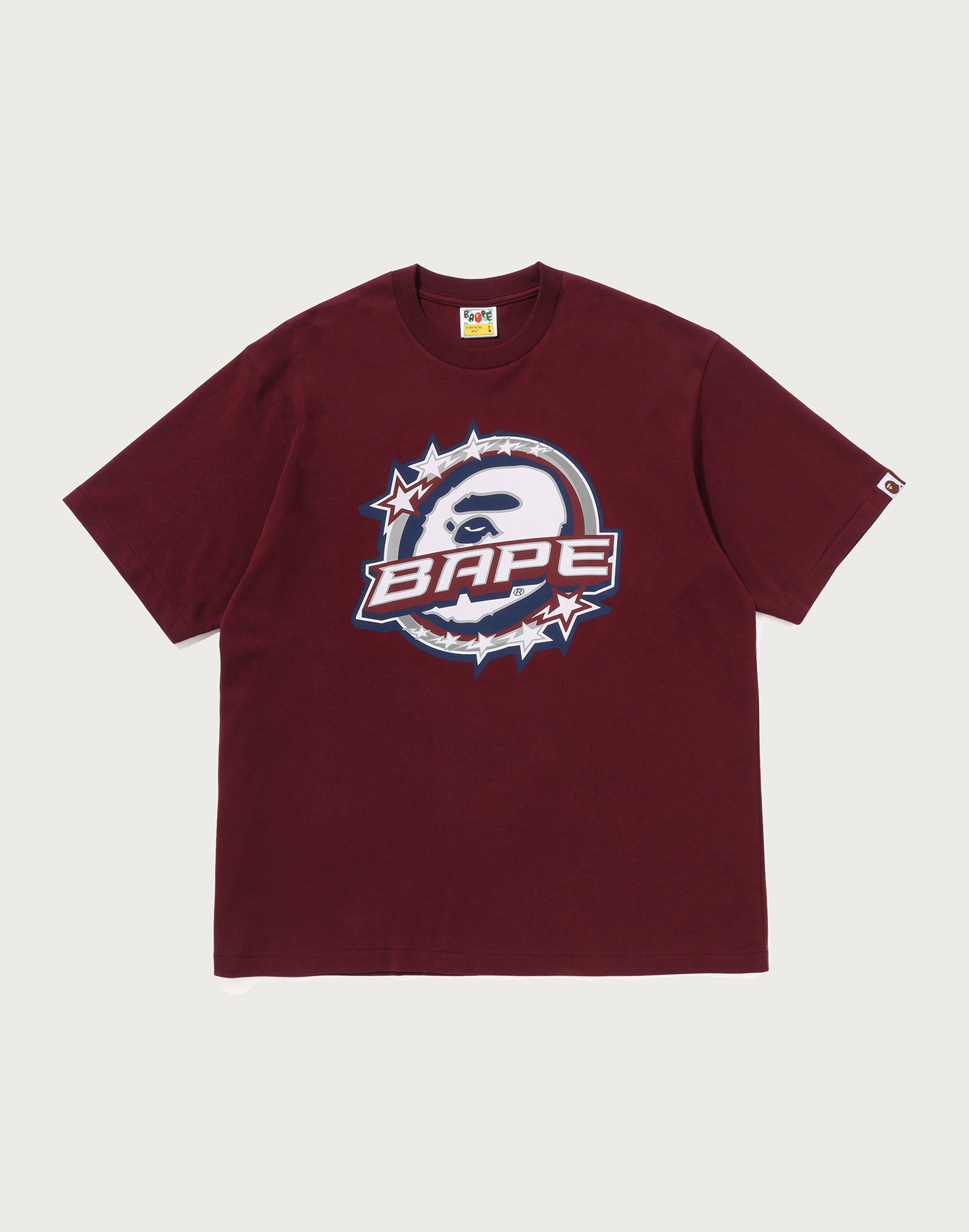 BAPE TWIN STA LOGO RELAXED FIT TEE MENS