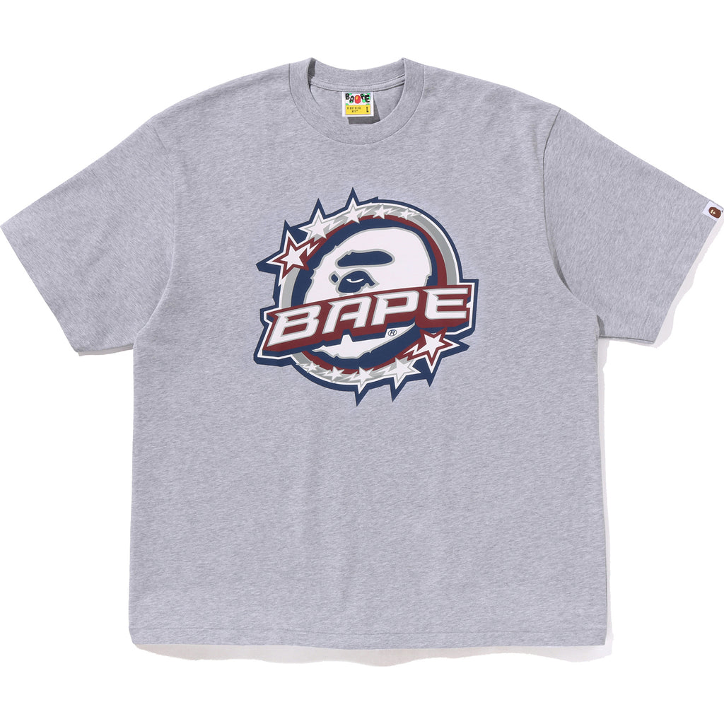 BAPE TWIN STA LOGO RELAXED FIT TEE MENS