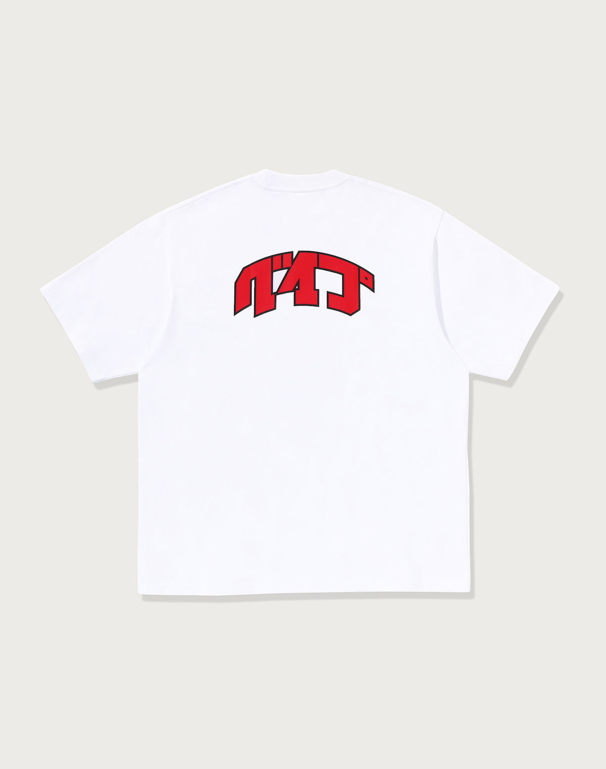 A BATHING APE LOGO RELAXED FIT TEE MENS