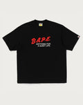BAPE MOTTO LOGO RELAXED FIT TEE MENS