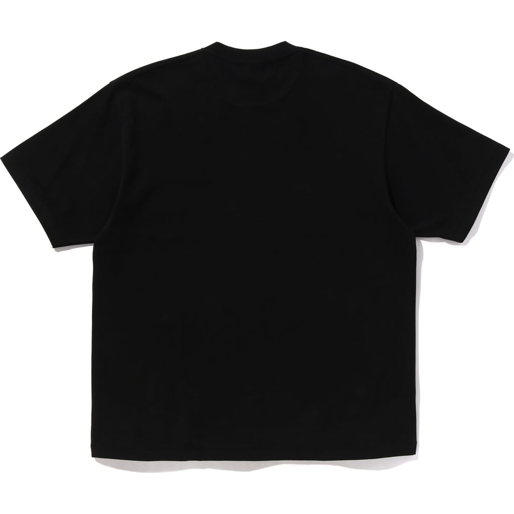 BAPE MOTTO LOGO RELAXED FIT TEE MENS