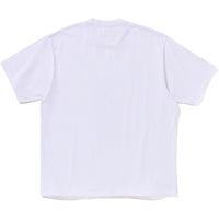 BAPE MOTTO LOGO RELAXED FIT TEE MENS